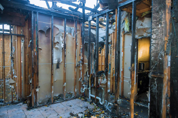 Professional Fire Damage Repair technician working in Charlotte, TN
